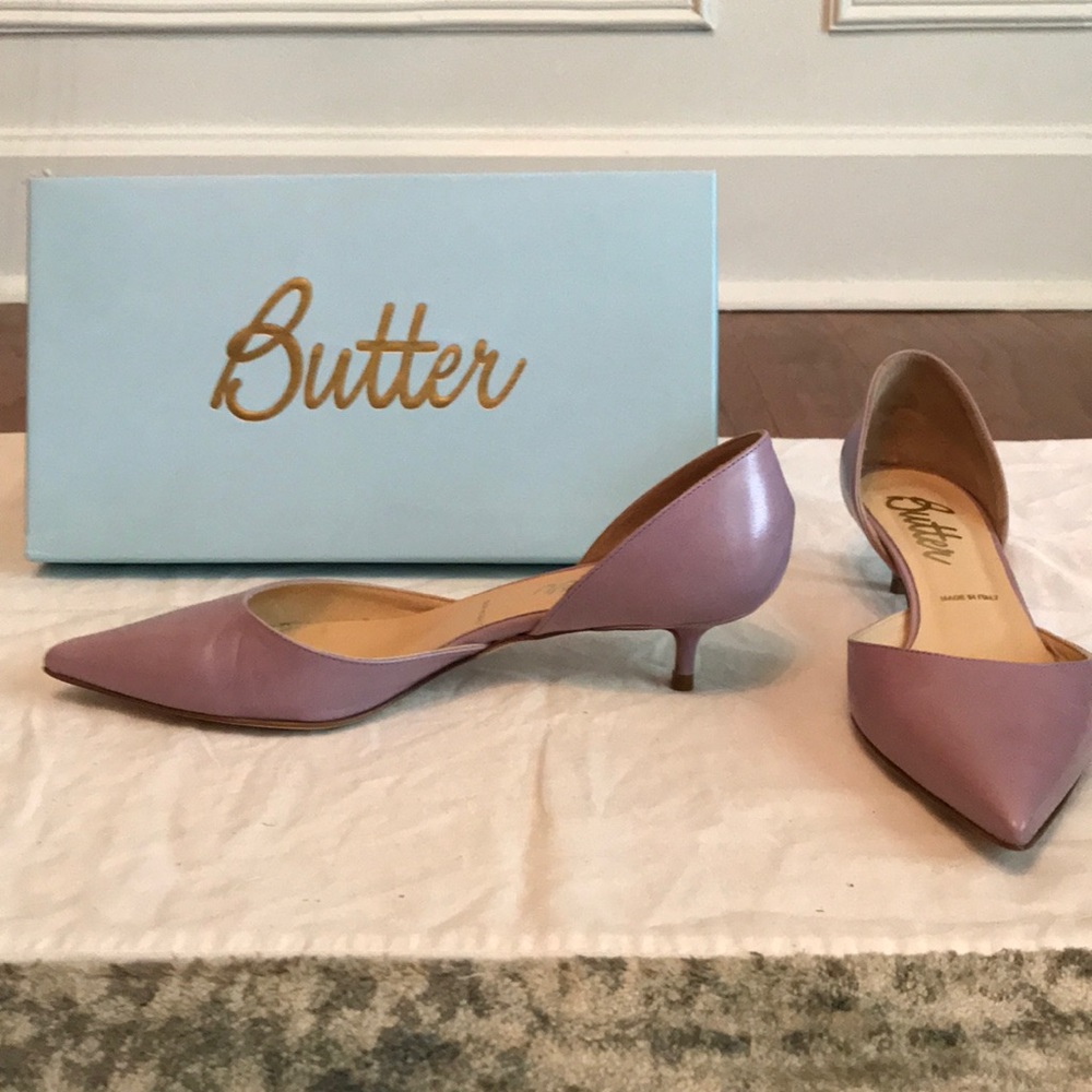 Butter Kitten Heels Shoes 7.5